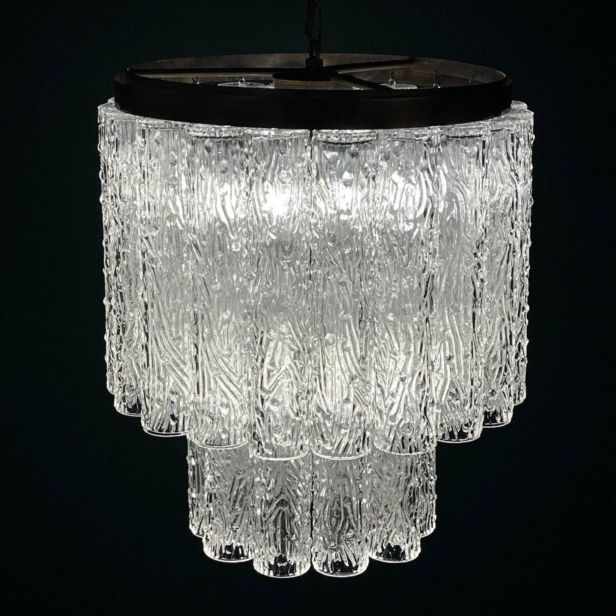 Murano glass chandelier by Venini, Italy, 1960s