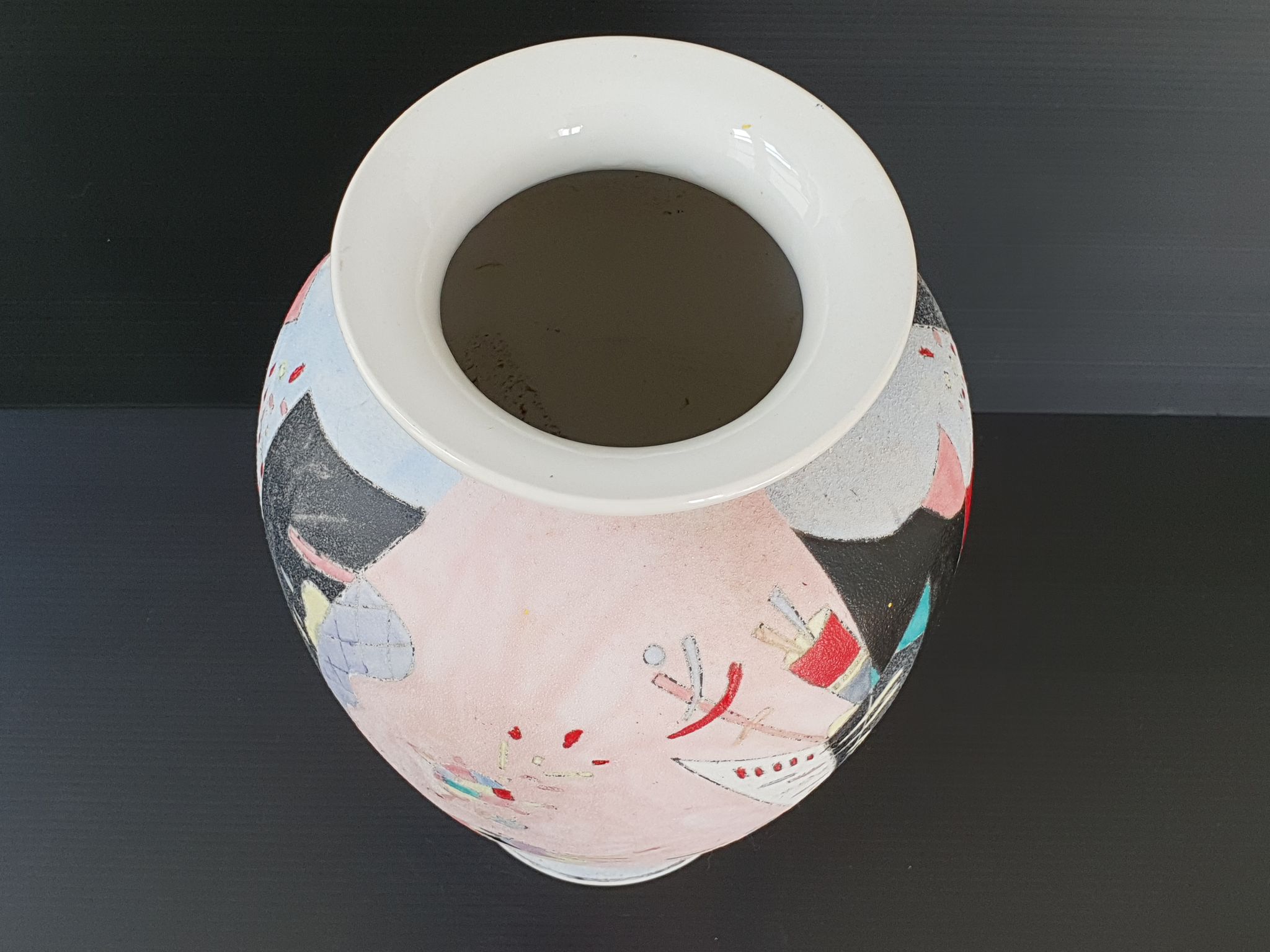 Vintage Italian vase 1980