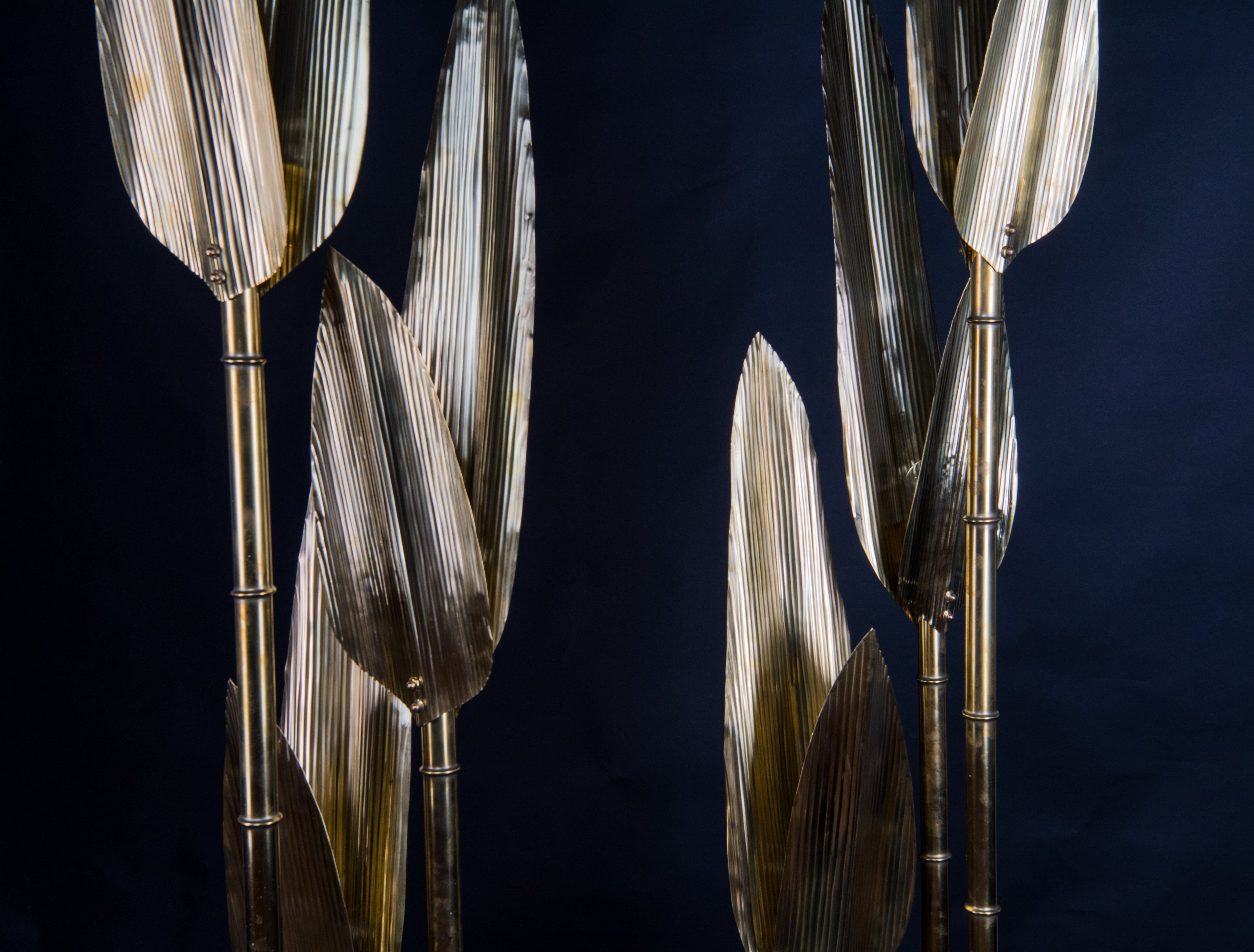 Paire de lampadaires XXe siècle