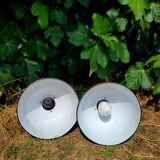 Set of two industrial style lamps