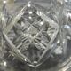 Webb Corbett crystal butter dish / vintage