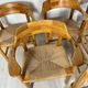 1970s Set of 6 Vintage Pine Dining Armchairs by Rainer Daumiller