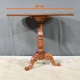 Oval Pedestal Table with Mahogany System, Louis Philippe period – 1st part 19th century
