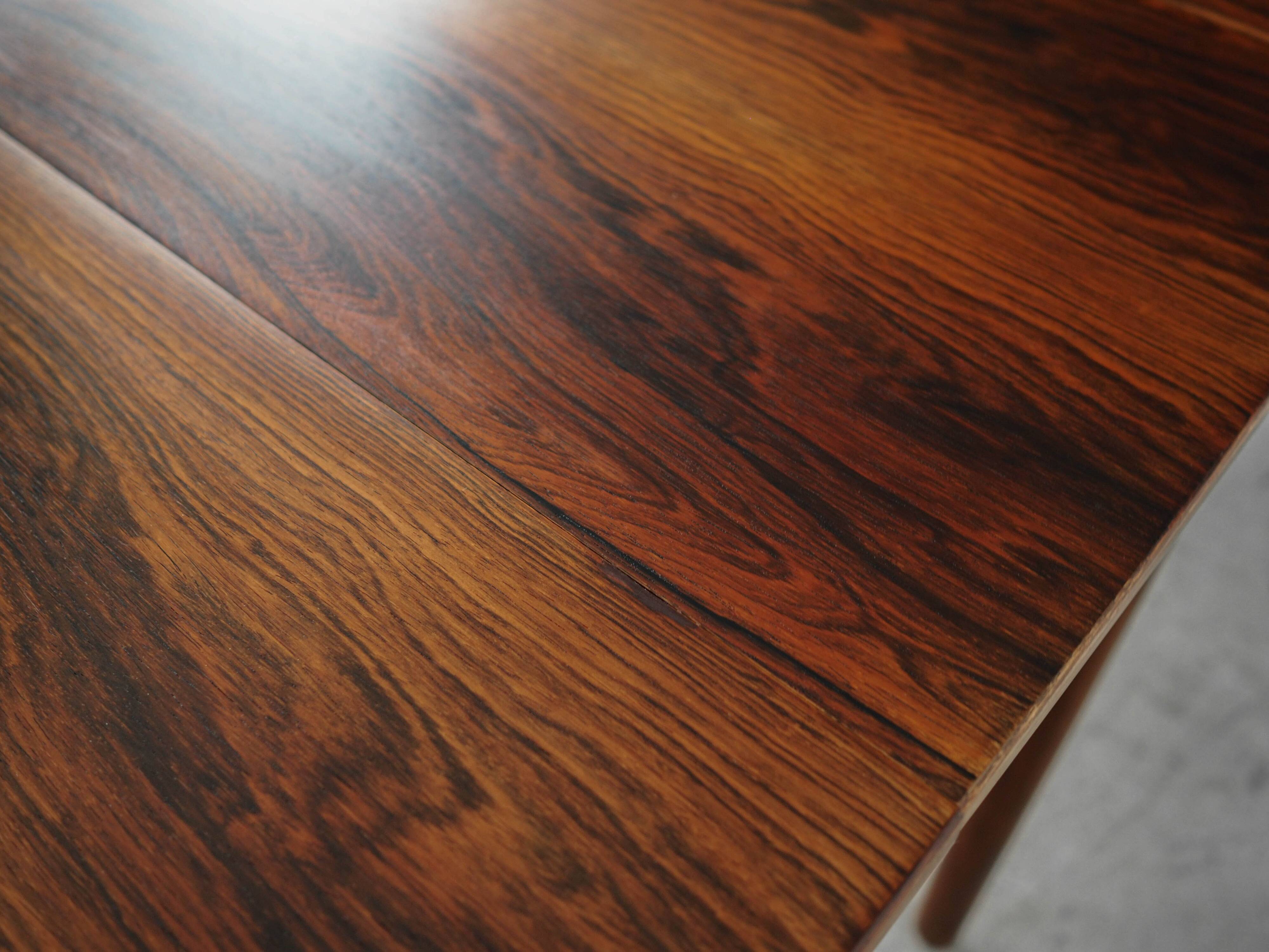 Rosewood table, Danish design, 1970s, production: Denmark