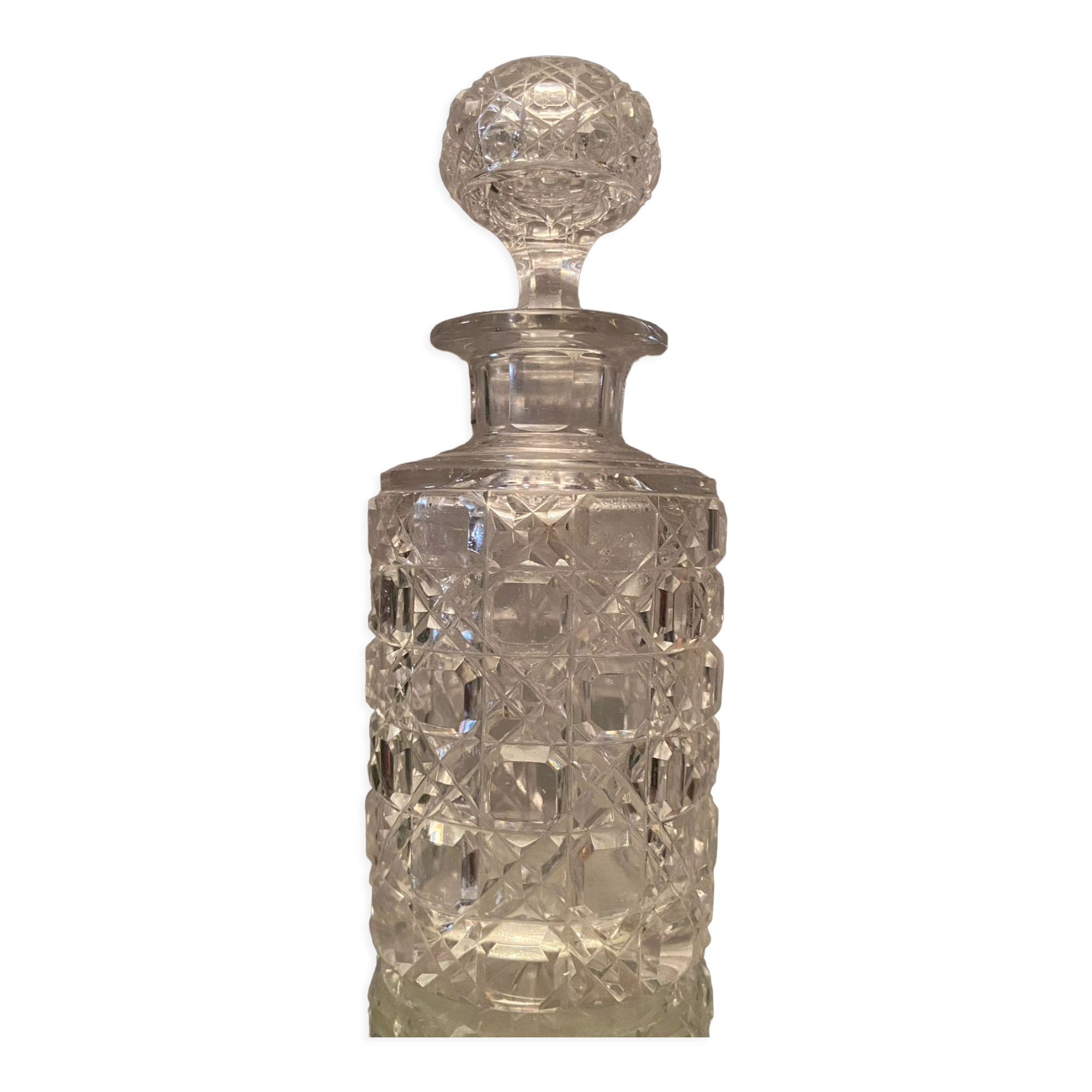 Cut crystal bottle Baccarat Saint Louis