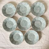 Digoin Perse dessert plates. NOT