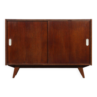 Dark oak chest of drawers designed by Jiri Jiroutek, model U-452, 1960