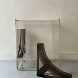 Bibliotheque design en plexiglass, Les Invisibles Marais International 70'S