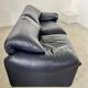 Maralunga sofa designer Vico MAGISTRETTI cassina in vintage midnight blue leather