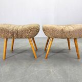 Pair of Czech Mid Century Stools, 1960s