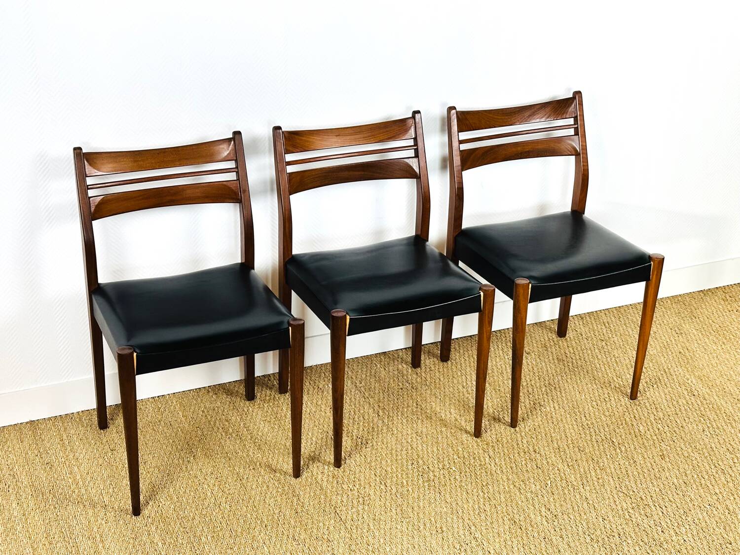 3 Scandinavian chairs 1960