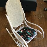 Rocking chair design restauré vintage