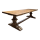 Large monastery-style table in aged fir.