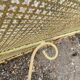 Wrought iron garden table full old garden furniture