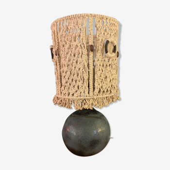 Vintage ceramic ball lamp