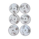 6 assiettes terre de fer Moscou