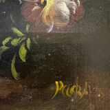 Still life - oil painting on wood