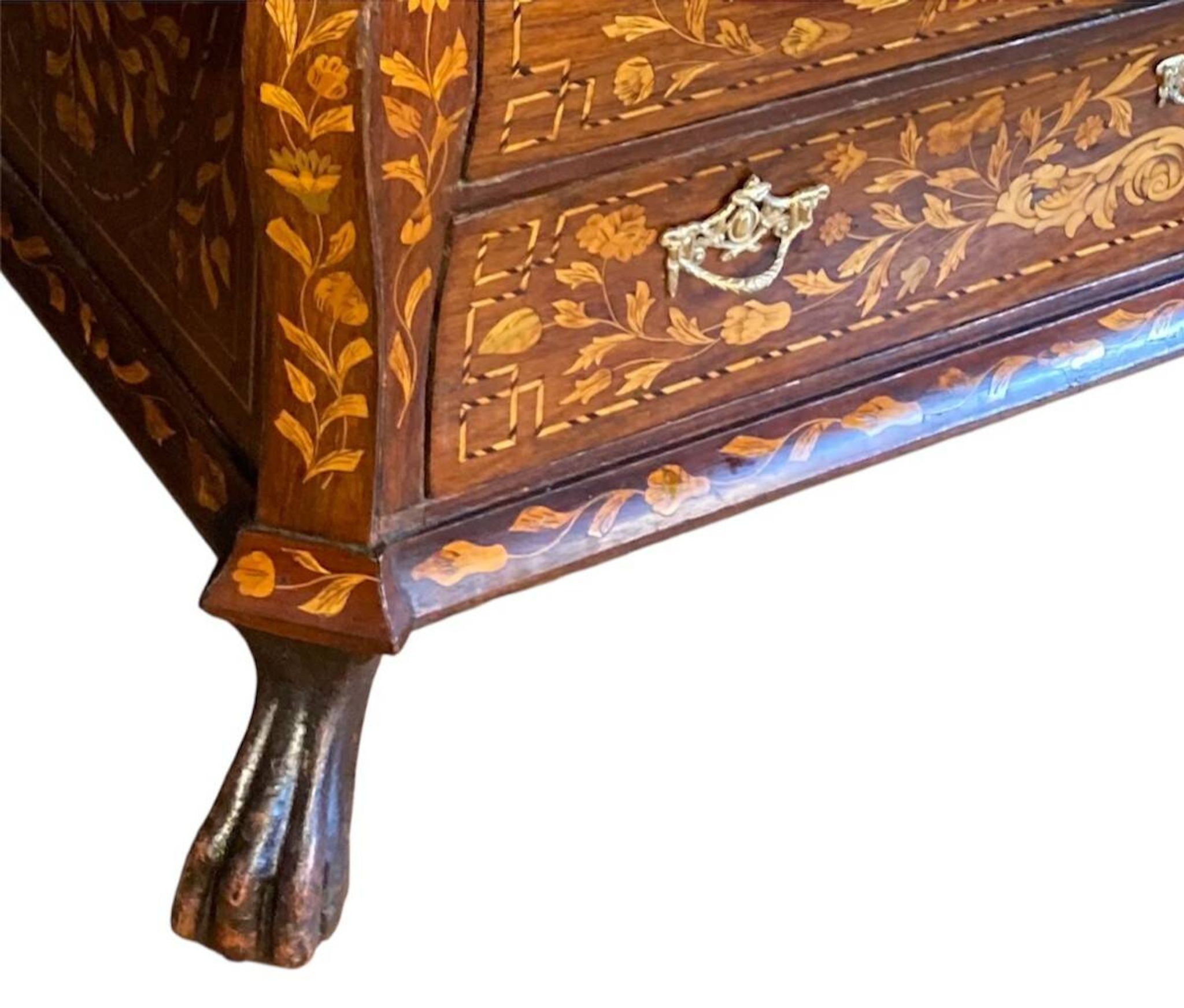 Petit secrétaire en commode hollandais du XVIIIe siècle
