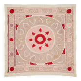 Vintage hand-embroidered tablecloth 145x157 cm