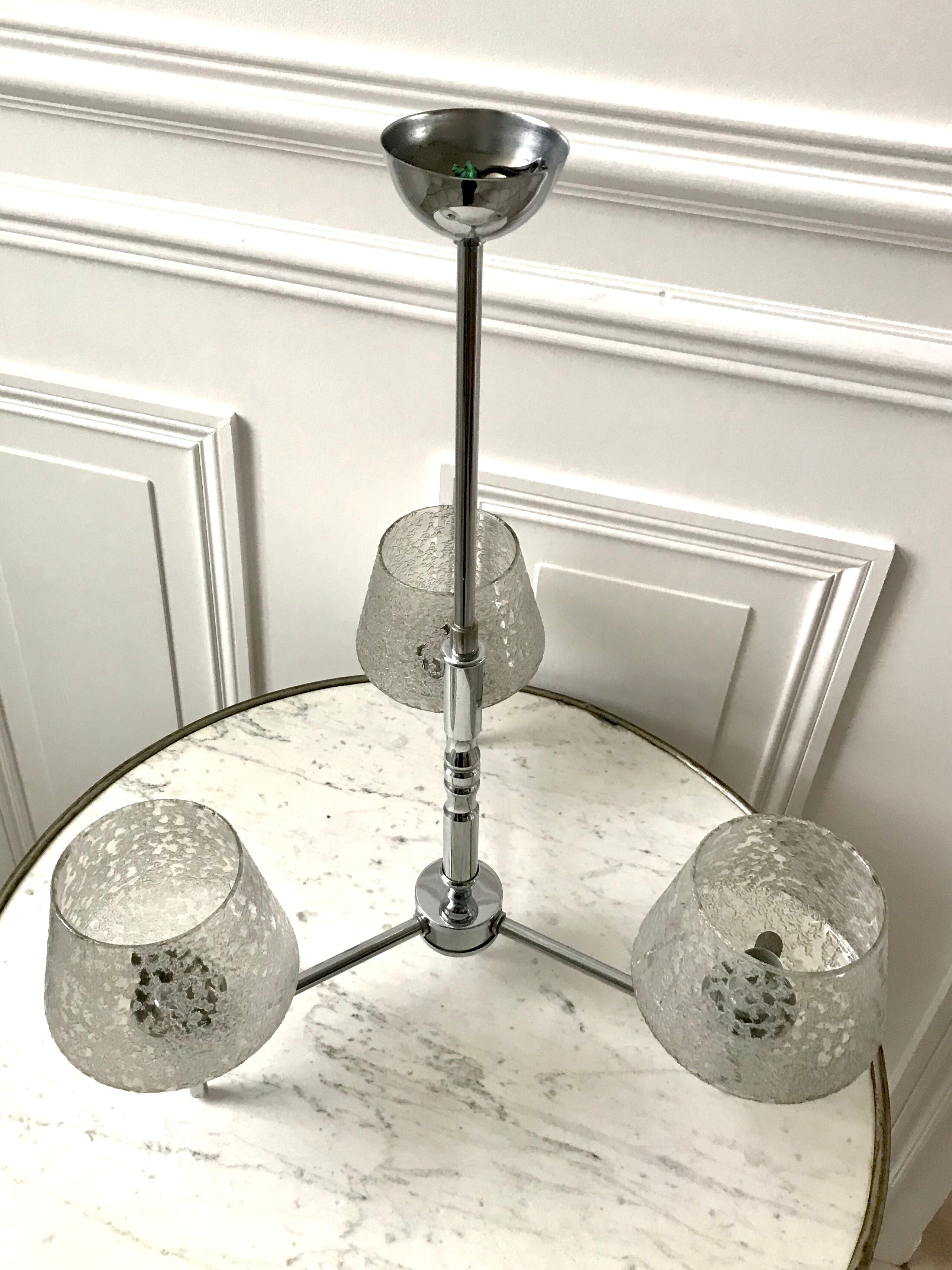 50s suspension chandelier