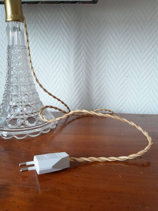 Lampe art déco abat-jour sur-mesure rectangulaire