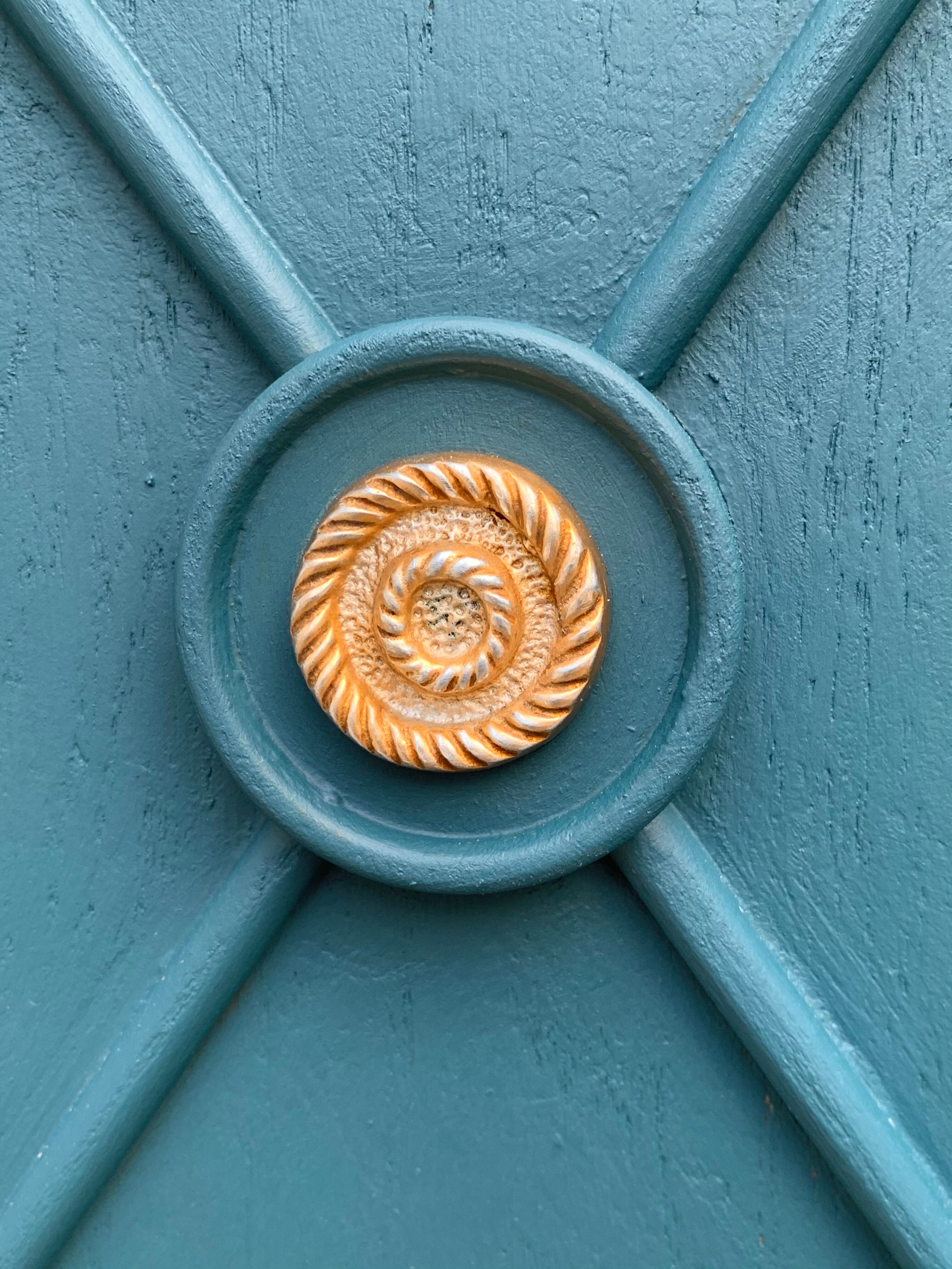 Glass-glazed Parisian wardrobe 1950