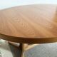 Baumann vintage 1970 oval table, stamped NF