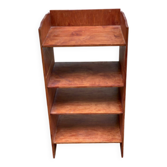 Vintage Scandinavian wooden shelf 91cm
