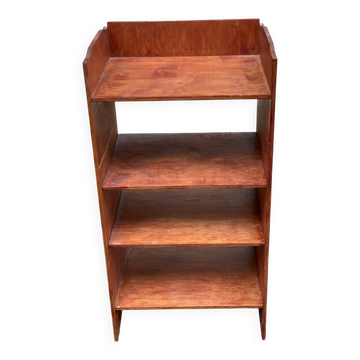 Vintage Scandinavian wooden shelf 91cm