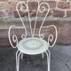 Garden furniture in wrought iron 1970