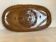 Carved wooden platter in Black Forest style.