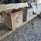 Pair of cast iron planters