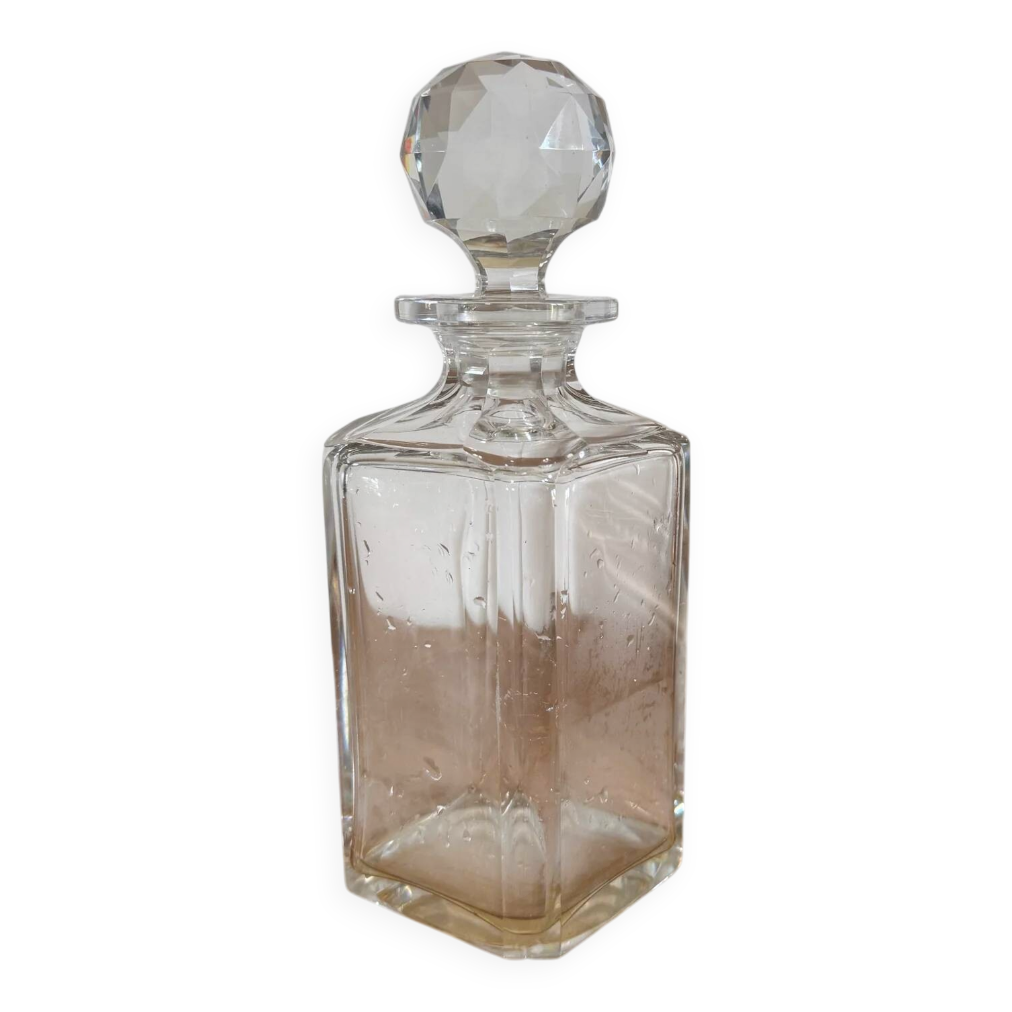 Transparent whisky carafe