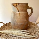 Antique terracotta pitcher