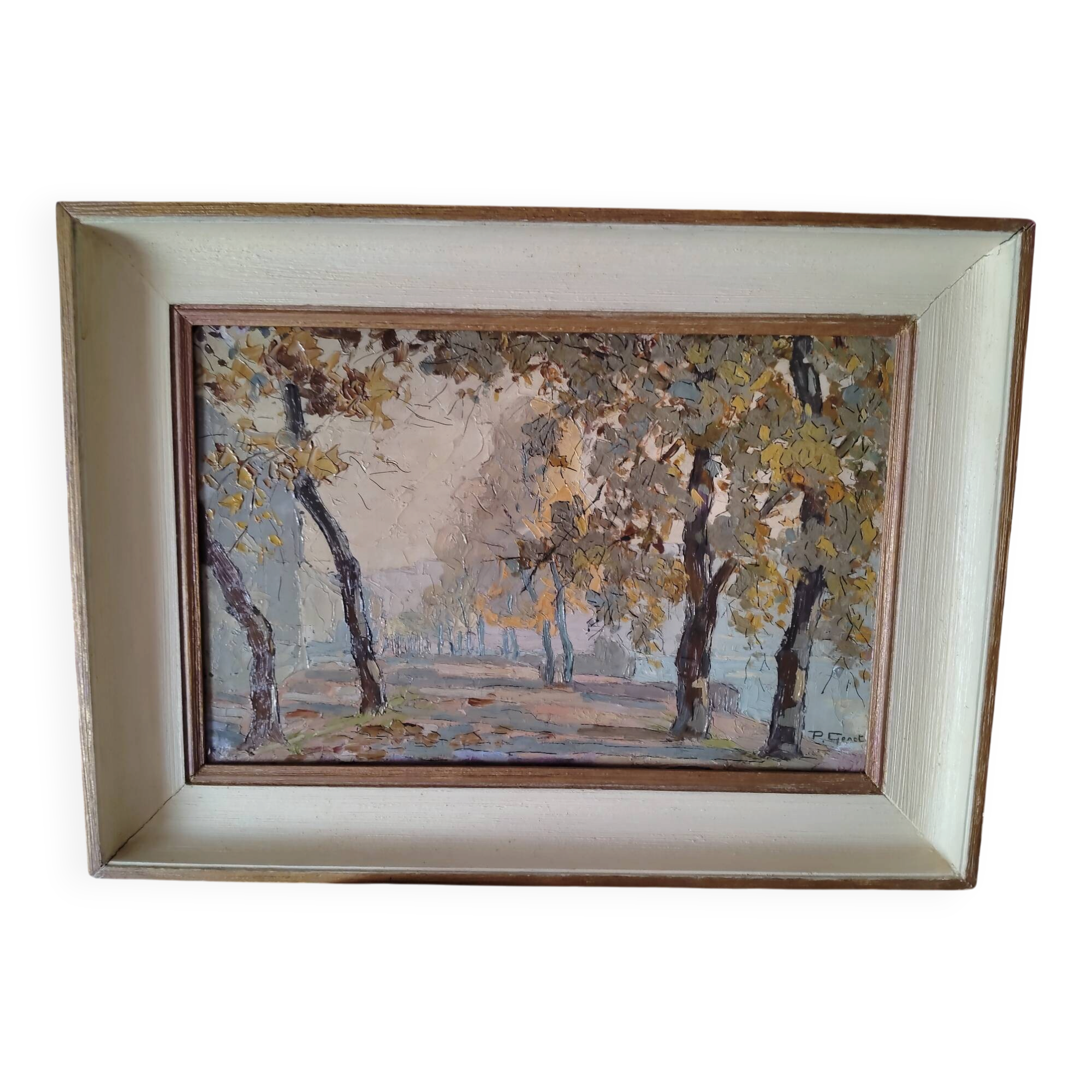 Double-sided oil by paulette genet (1890-1983) french school