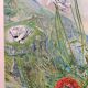 Le pied de coquelicots blanches, signé Maurice Bouillot 1972