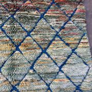 Tapis Marocain Beni M'Rirt blue - 128 x 174 cm