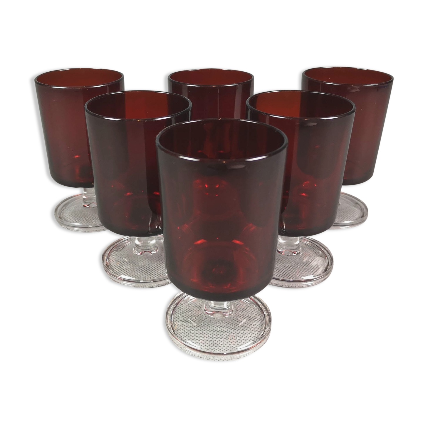 Cavalier Ruby Luminarc Red Wine Glasses x6 Cavalier Ruby Red Wine Glasses