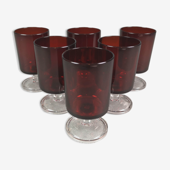 Cavalier Ruby Luminarc Red Wine Glasses x6 Cavalier Ruby Red Wine Glasses