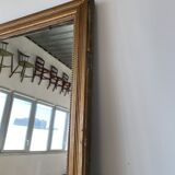 Old foot mirror gilded