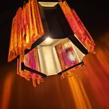 Suspension Claus Bolby en laiton et plastique danois des années 70