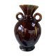 Amphora vase in glazed ceramic vallauris sign E.Covain vintage