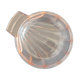 Porte savon en verre rose