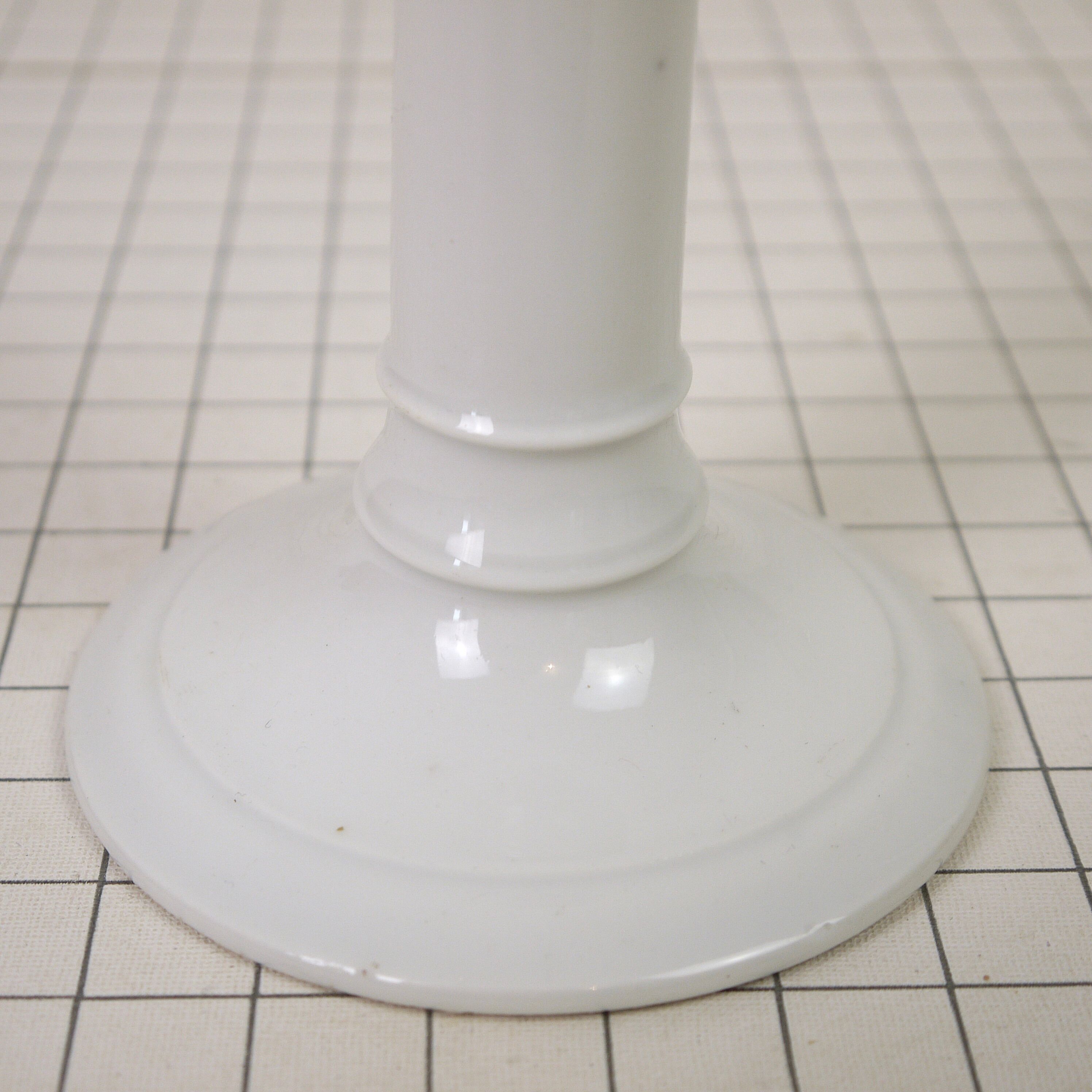 White porcelain candlestick