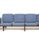Canapé GE-236/4 en teck par Hans J. Wegner pour Getama années 1960