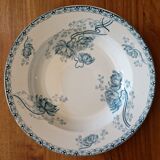 Iron earth soup plates Sarreguemines Royat