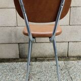 8 vintage chairs in skaï