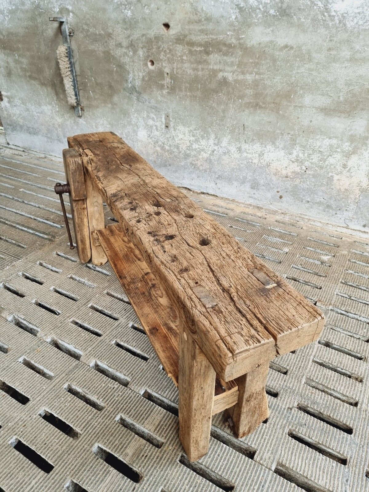 Workbench oak side table 19th century