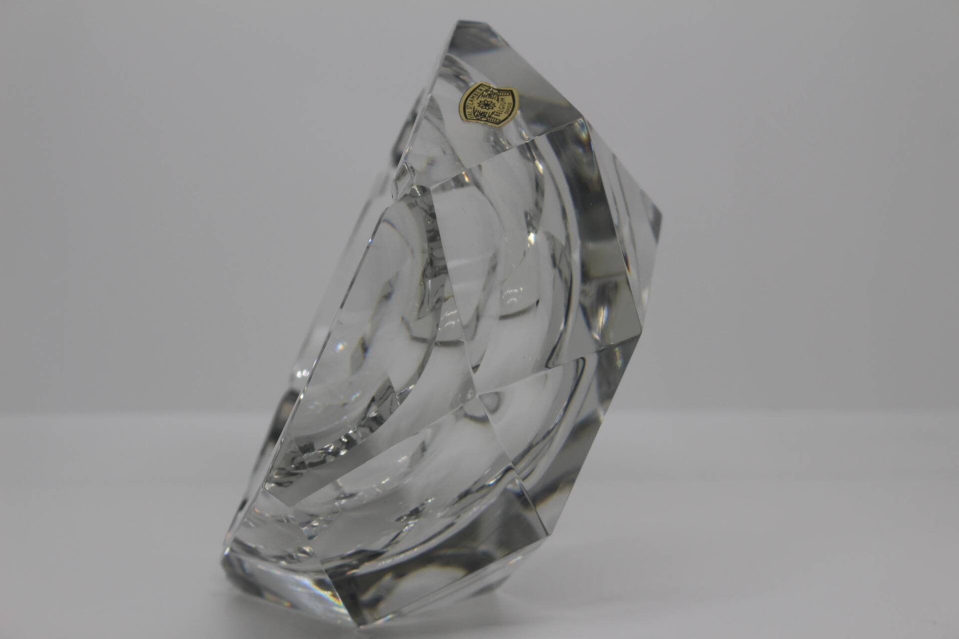 Val St Lambert crystal ashtray