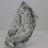 Val St Lambert Crystal Ashtray